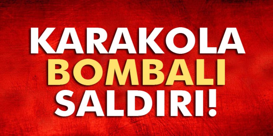 Tunceli'de jandarma karakoluna bombalı saldırı!