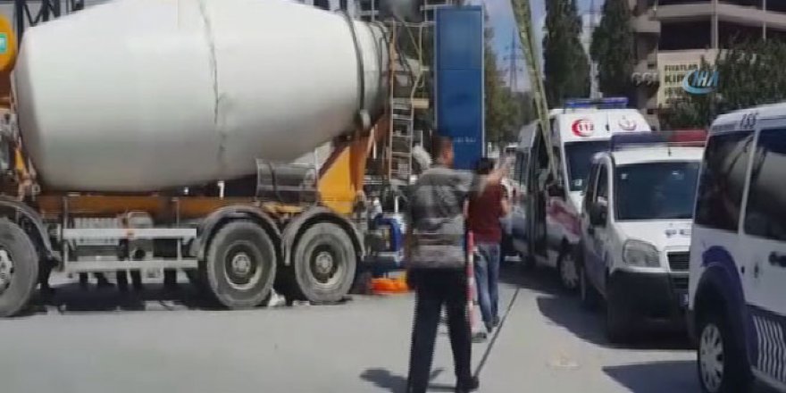 İstanbul, Davutpaşa'da beton mikser dehşeti
