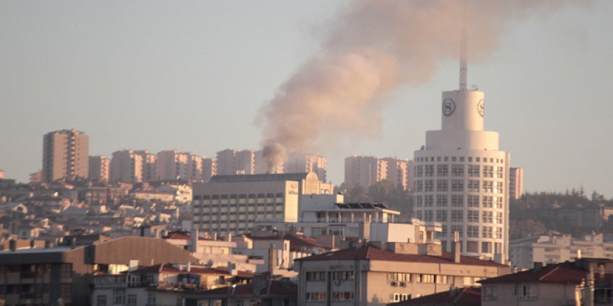 Ankara HiltonSA Oteli'nde Yangın!