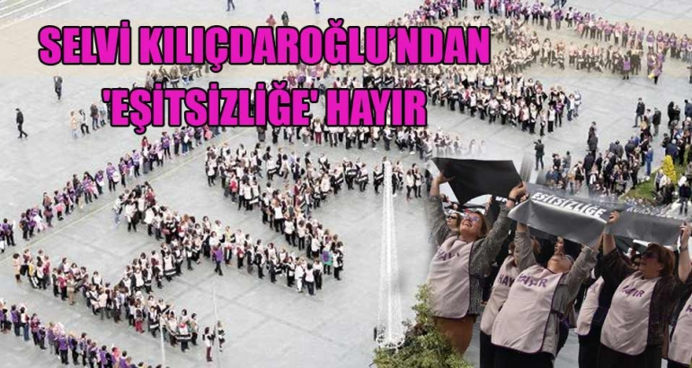 İzmir'de CHP'li kadınlardan HAYIR etkinliği