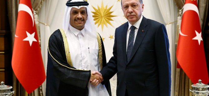 Cumhurbaşkanı Erdoğan Katar Dışişleri Bakanını Kabul Etti