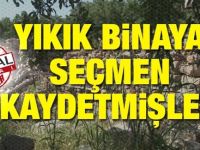Yıkık binaya seçmen kaydetmişler! Skandalı Ulusal Kanal böyle duyurdu