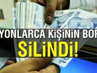 E devlet'ten kontrol eden edene! Milyonlarca kişinin borcu silindi