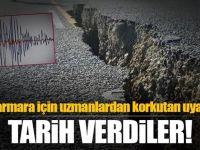 Marmara'da beklenen büyük deprem için tarih verdiler