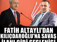Altaylı'dan Kılıçdaroğlu'na: Berbat bir politikacıya dönüştünüz