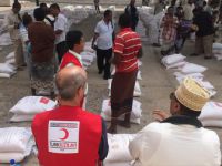 Türk Kızılayı, Yemen'de 62 Ton Un Dağıtımı Yaptı