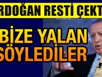 Cumhurbaşkanı Erdoğan'dan Yalan Söylediler Açıklaması