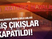 Atatürk Havalimanı'nda büyük panik! Atatürk Havalimanında uçak düştü