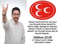 MHP'den GÖKHAN ÇELİK İZMİR 1. BÖLGEDEN MİLLETVEKİLİ ADAY ADAYI OLDU